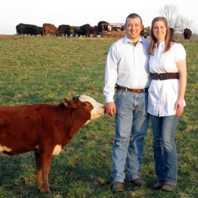 We started Circle G Farms in 2012 with the purchase of a former dairy farm in Danville, Kentucky. Since then, the property has transformed into a modern operation, while preserving our ties to the farm’s past. The old dairy barn serves as the heart of our consumer experience. Sustainable farming practices pay homage to Spencer’s grandfather, Luther Guinn, bringing back cover crops to preserve the land and feed our cattle on half the farm.