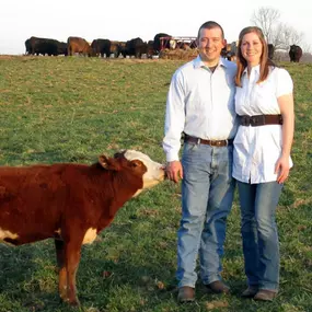 We started Circle G Farms in 2012 with the purchase of a former dairy farm in Danville, Kentucky. Since then, the property has transformed into a modern operation, while preserving our ties to the farm’s past. The old dairy barn serves as the heart of our consumer experience. Sustainable farming practices pay homage to Spencer’s grandfather, Luther Guinn, bringing back cover crops to preserve the land and feed our cattle on half the farm.