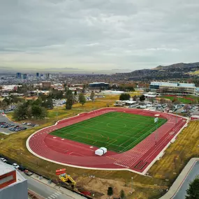 McCarthey field on the University of Utah campus