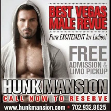 Logo fra Hunk Mansion - Male Strip Club
