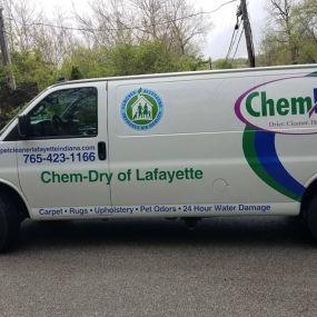 Chem-Dry of Lafayette carpet cleaning van