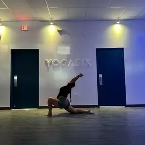 Bend and flow at YogaSix.