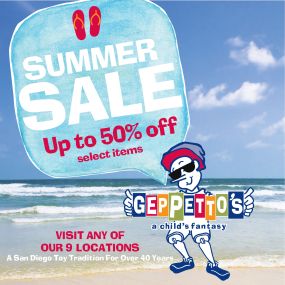 Summer Sale! Up to 50% off on select items. Visit any of our 9 locations! Sale starts on June 26, 2024.