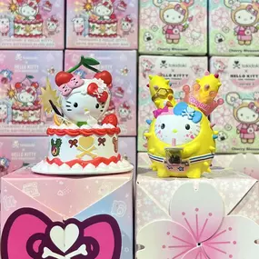 JUST IN - new Hello Kitty blind boxes from Tokidoki!!
These new series of Hello Kitty blind boxes are the 50th anniversary editions. Hurry in, they won’t last long!!