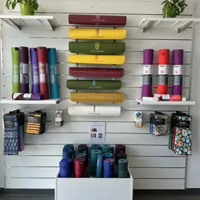 Retail Offerings: Liforme and Manduka Mats, Yogitoes and Nomadix Towels and more!