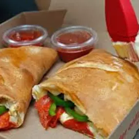 Enjoy a Snappy Tomato Pizza – Lunch, Dinner or Evening SnackDelivery, Pick-Up or Carry-OutCalzone - YUM!