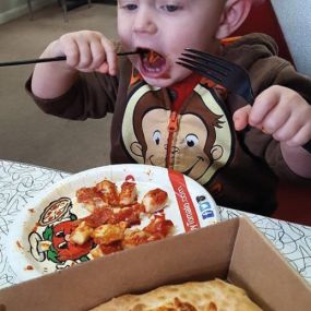 Get it Kid!  YUM!
PIZZA 
Snappy Tomato Pizza - West Union - (937) 544-5583
Carryout, Pick-Up and Delivery