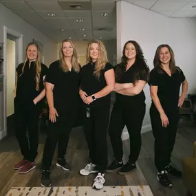 Some of the Decker dental team.