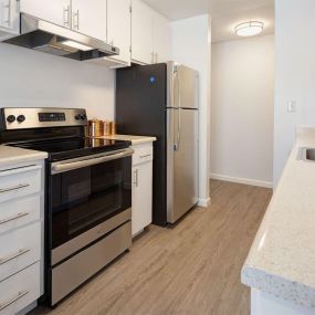 Kitchen at Three Crown Apartments