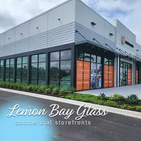 Commercial Glass - Commercial Storefronts - Impact commercial windows and doors - Lemon Bay Glass & Mirror