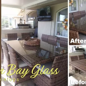 Lemon Bay Glass - Custom Table Tops - Custom Cuts