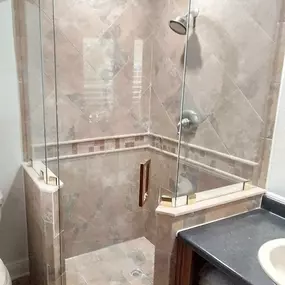 Custom Steam Shower Enclosure - Frameless Shower Enclosures - Lemon Bay Glass & Mirror