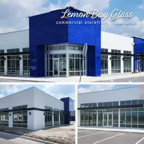 Commercial Glass - Commercial Storefronts - Impact commercial windows and doors - Lemon Bay Glass & Mirror