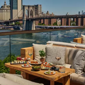 Dining at Harriet's Rooftop
