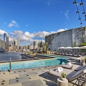 Rooftop Pool Views of NYC