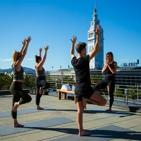Complimentary Rooftop Yoga