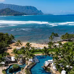 Pool and Beach View