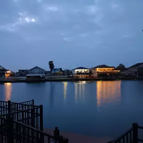 Beautiful view from a morning Tiki Island job