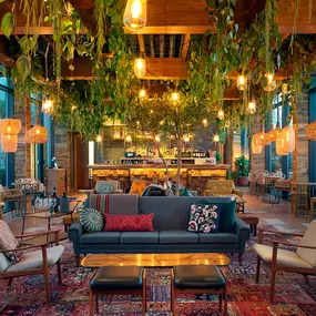 London Rooftop Bar Interior