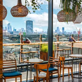 Indoor & Outdoor Rooftop Seating