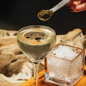 Drift Martini Caviar Cocktail