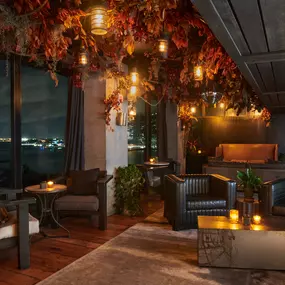 Lounge Seating with Skyline Views