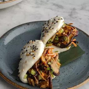 Roasted Soy Mushroom Bao Buns