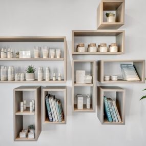S+B product shelves