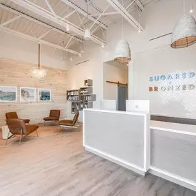SUGARED + BRONZED Lakewood lobby