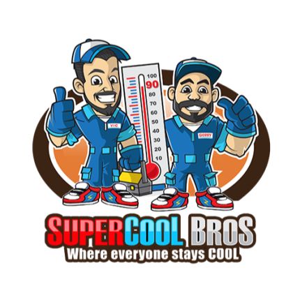 Logo van SuperCool Bros Heating and Air Conditioning, LLC