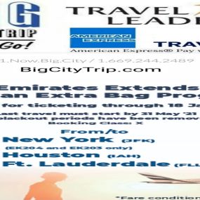 Bild von Big City Trip by Travel Leaders for Air, Cruise, Shuttle Service and Land Vacations