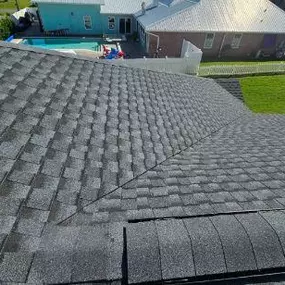 Shingle re-roof installation on Florida's Emerald Coast