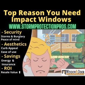 Storm Protection Pros Why buy Impact Windows Security, Aesthetics, Savings, ROI