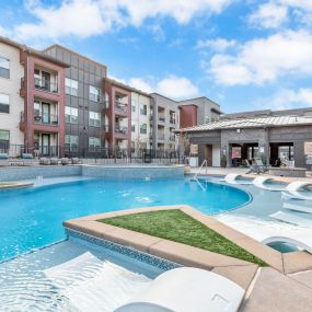 Resort-style pool