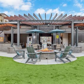 Cabanas and outdoor grills