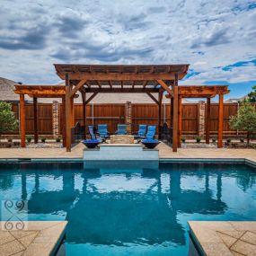 Extreme Exteriors Swimming Pool and Landscaping with Pergola