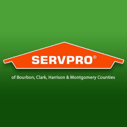 Logo fra SERVPRO of Bourbon, Clark, Harrison & Montgomery Counties