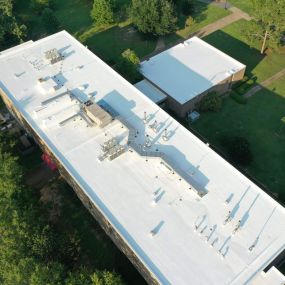 New commercial roof installation