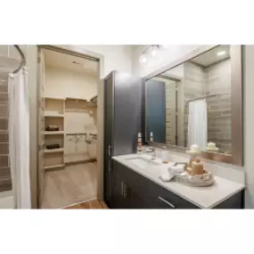 Spa Inspired bathrooms with walk in closets