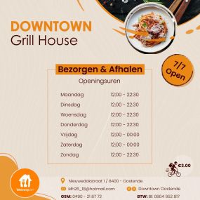 Downtown Grill house openingsuren