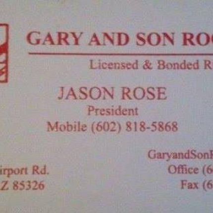 Logo od Gary and Son Roofing