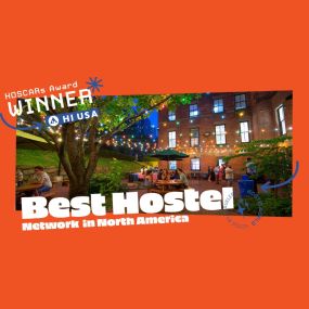 HI USA has been recognized as the winner of 4 HOSTELWORLD HOSCAR Awards, including Best Hostel Network in North America based on votes from amazing guests like you.