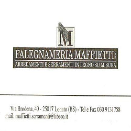 Logotyp från Falegnameria Maffietti