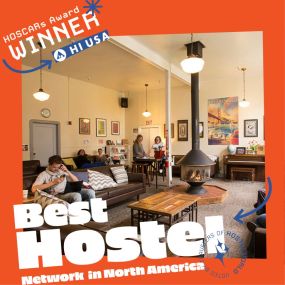 HI USA has been recognized as the winner of 4 HOSTELWORLD HOSCAR Awards, including Best Hostel Network in North America based on votes from amazing guests like you.