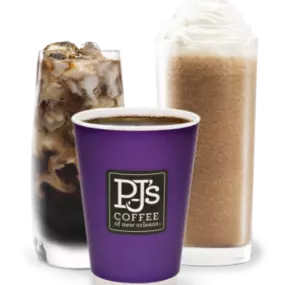 GOURMET COFFEE

Brewed Fresh Daily at PJ's Coffee on Braun Road in San Antonio Texas. Stop by to pick one up in person, or order online! We offer catering too.