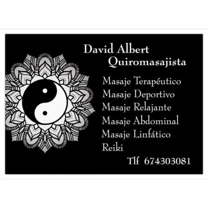 Logo fra Quiromasajista David Albert