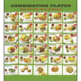 Our Menu - Combination Plates