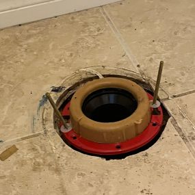 toilet wax ring and toilet flange