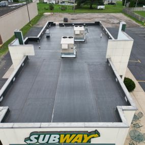 Commercial Roof Installation Complete by our expert professionals at One Way Construction & Roofing