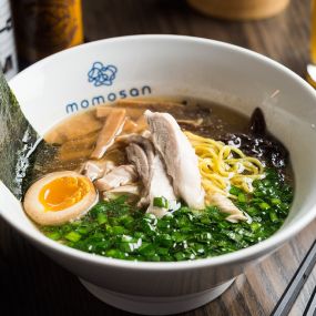 Momosan Seattle Ramen and Sake Tokyo Chicken Ramen Noodle Soup